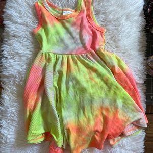Milli and roo tie dye twirl dress